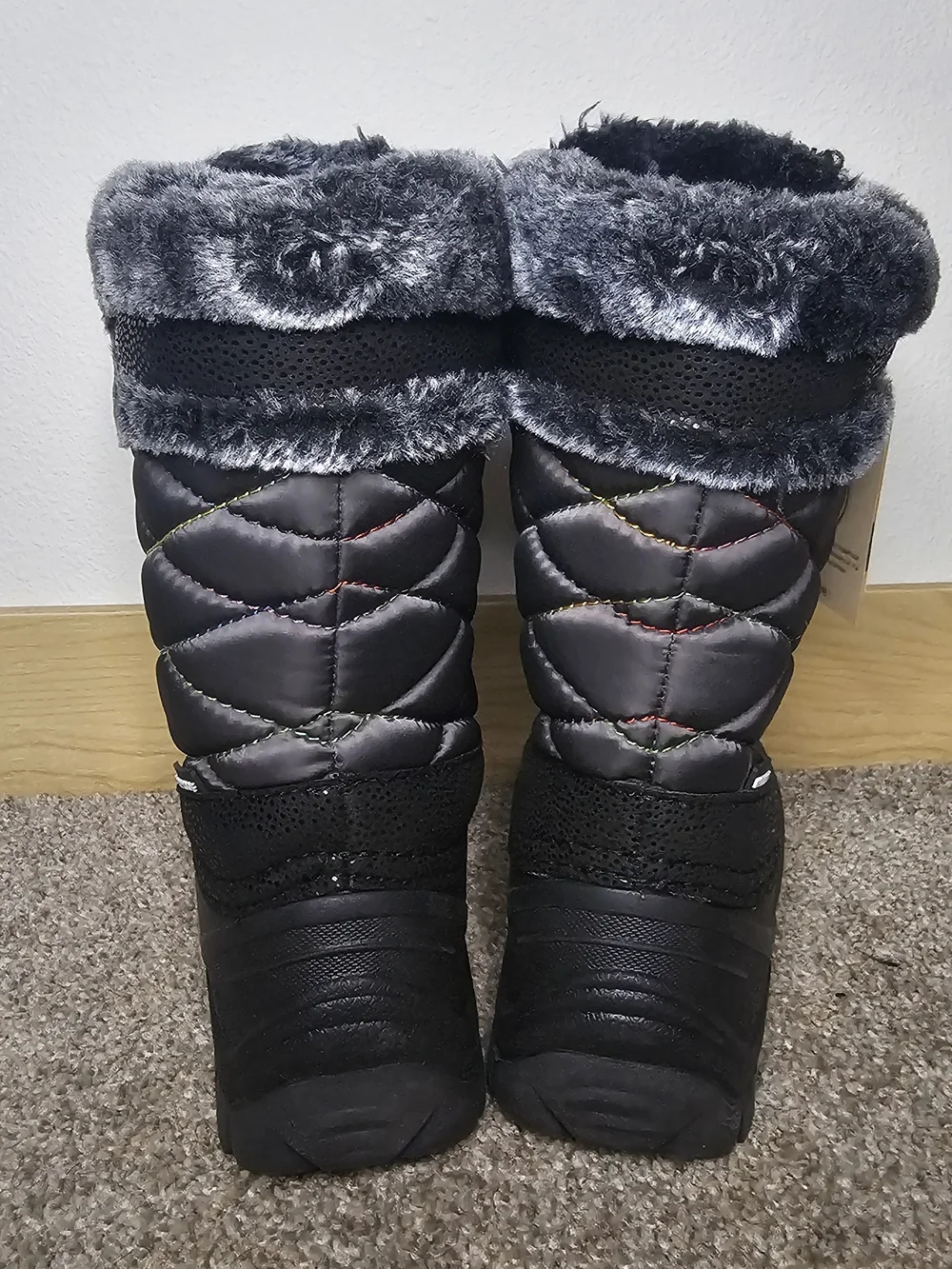 Kamik Black & Gray Waterproof Winter Boots